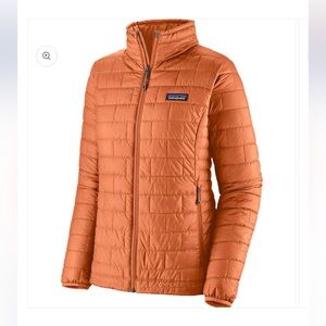 Patagonia Women's Vibrant Orange Puffer Jacket